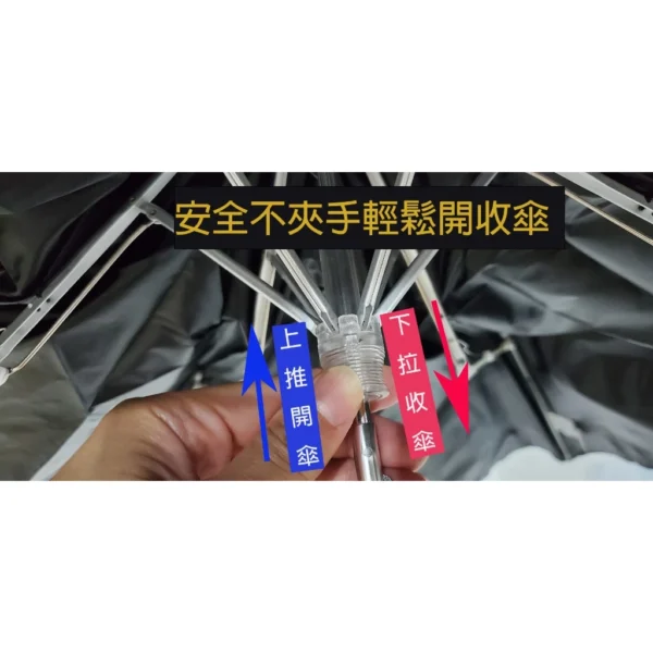 【KUD雨傘工廠直營】22吋輕量6根防風傘骨日本兒童折傘三折手開反光條折疊傘防曬晴雨傘